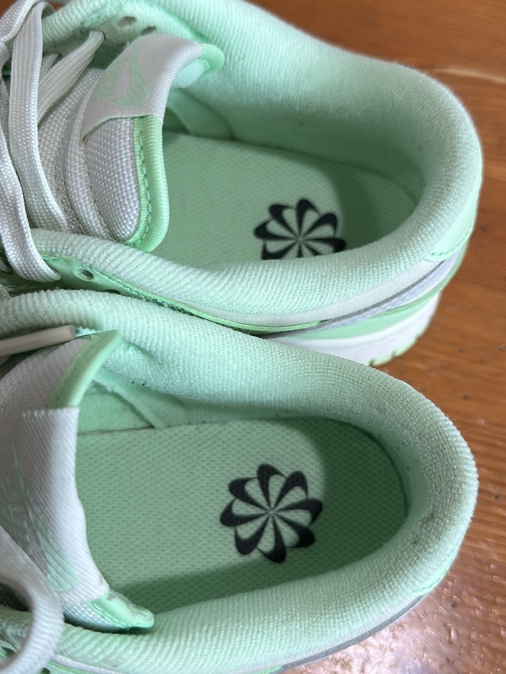 Nike Dunk Low Sneakers with metallic charms WOMEN’S Size 8 - Picture 9 of 12